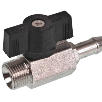 Кран шаровыи 3/8"с насадкои для шланга Кран шаровыи 3/8"с насадкои для шланга