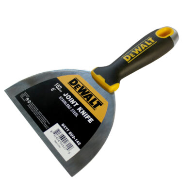 Шпатель с металлическим наканечником DeWalt, нержавеющая сталь, двухкомпонентная ручка, 150 мм