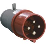 Вилка 3Р+РЕ 16А IEK